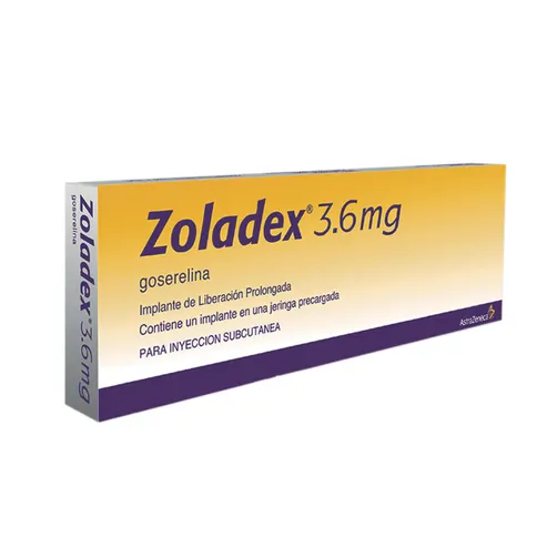 Zoladex 3.6 Mg Liberacion Prolongada 1 Implan